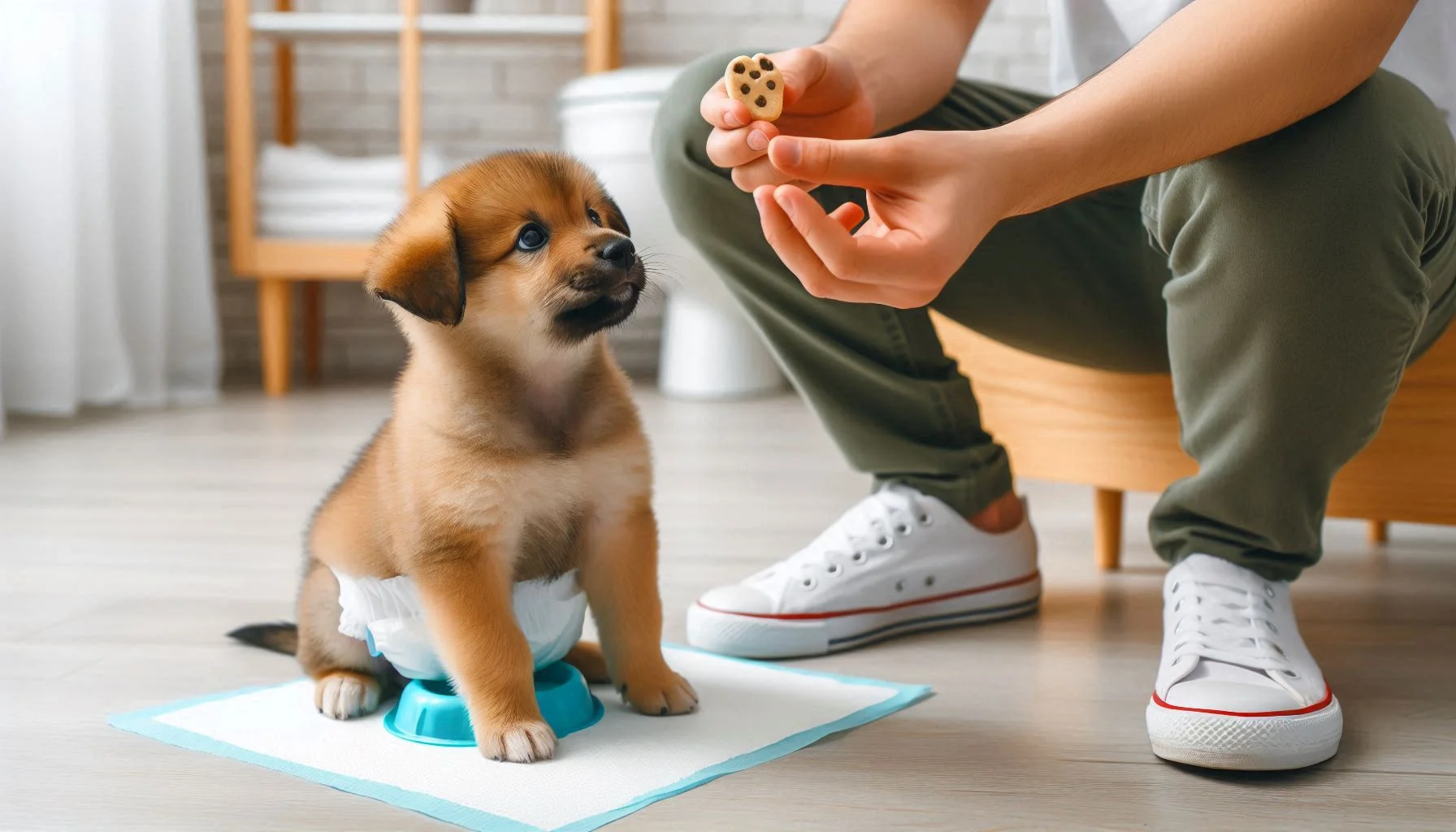 How long does it take to potty train a puppy?